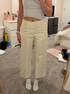a new day Cream Stretch Waistband Pants